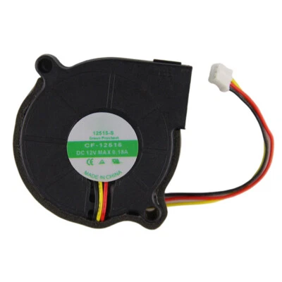 For COLORFUL CF-12515 DC12V 0.18A Bearing Micro Turbine Centrifugal Fan 3pin - Image 1 of 3