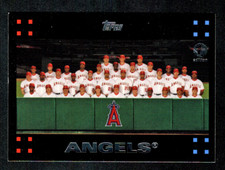 2007 Topps Series 2 1st Edition Parallel #594 Anaheim Angels Team Card 1:36