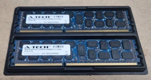 A-Tech 8GB Kit (2x4GB) DDR3 PC3-10600 ECC RAM - Picture 1 of 2