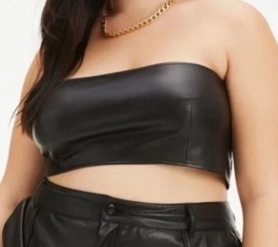 Top bandeau Good American Better than Leather talla 6 3XL. Sin etiquetas Foto 1 de 4