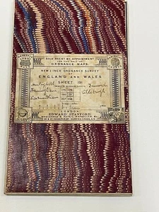 1890's Ordnance Survey, no 191, 1 Inch Cloth Stanford Map, Aldeburgh Area - Picture 1 of 3
