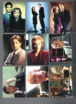 1995 TOPPS THE X-FILES SERIES 1 72-CARD SILVER FOIL PARALLEL SET NM/MINT - Image 1 of 4