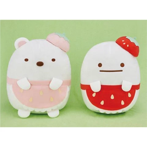Sumikko Gurashi Strawberry Fair Apron Plush Shirokuma Obake 40cm 15.7" Prize JPN Cover