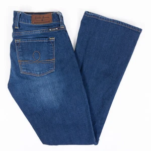 Lucky Brand Sofia Boot Womens Jeans Faded Dark Wash Size 2 Reg 26/32 - Picture 1 of 6