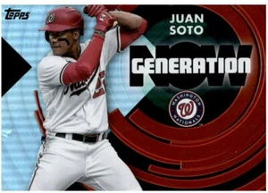 Inserto Foil Topps Serie 1 Generazione Ora 2022 GN-3 Juan Soto Nazionali - Foto 1 di 1