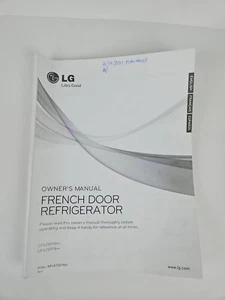 LG French Door Refrigerator Owner's Manual (Model LFX28978** and LRX25978) - Picture 1 of 10