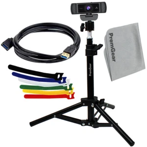 Extendable Desktop Tripod, Extension Cable, Cord Ties for NexiGo Webcams - Picture 1 of 6