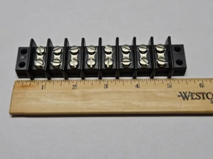 Bloque de barrera de terminales de doble fila de 8 posiciones KULKA 602 - Imagen 1 de 5