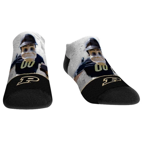 Unisex Rock Em Socks Purdue Boilermakers Mascot Walkout Low Cut Socks Cover