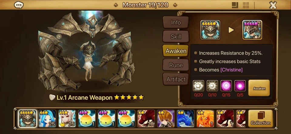 🔥Summoners War Global/Europe Starter :  LIGHT ARCANE WEAPON 🔥 *NEW*  - Image 1 of 1