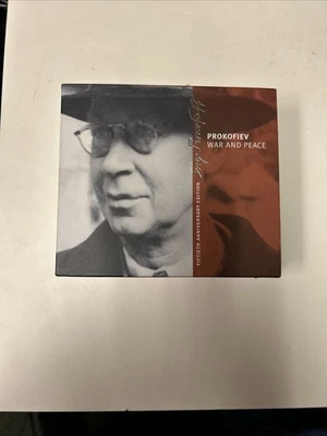 Sergei Prokofiev War and Peace 4x CD Box set NEW Sealed 50th Anniversary Edition - Imagem 1 de 2