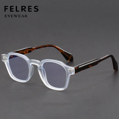 Gafas miopes cuadradas anti luz azul para hombre lentes transparentes clásicas gafas para miopía Foto 1 de 4