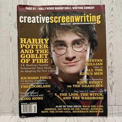 Creative Screenwriting Magazine Harry Potter Goblet Of Fire 2005 Vol 5 #6 Kloves - Image 1 of 4
