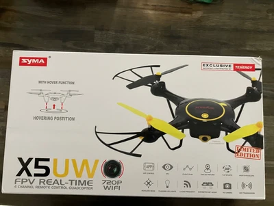 Syma X5UW FPV Real-Time 4CH RC Quadcopter Drone w/ 720p HD Camera (S2432G) Gift - Image 1 of 4