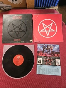 Motley Crue Shout At the Devil Vinyl Record/LP.. KOOL INSERT/FAIR/VG - Picture 1 of 10