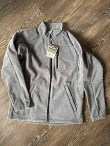 Brand New Drake Heathered Windproof Full Zip Hunting Jacket Mens Small Fleece - Picture 1 of 3