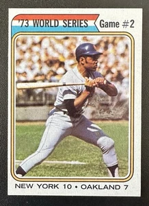 1974 Topps Baseball 1973 World Series Willie Mays #473 ExMt - NM - Bild 1 von 2