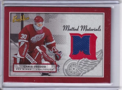 Chris Osgood 2005-06 Upper Deck Bee Hive Game Used Jersey -Detroit Red Wings NHL - Image 1 of 2