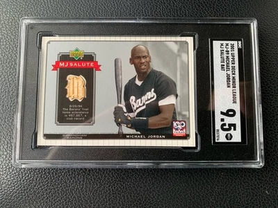 2001 年 UD 迈克尔·乔丹 白色 SOX GU 球棒 - MJ SALUTE MJ-B9 SGC 9.5 名堂山羊! — 第 1/3 张图片