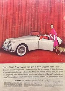 1958 Classic Jaguar XK150 Magazine Ad #A162 - Picture 1 of 1