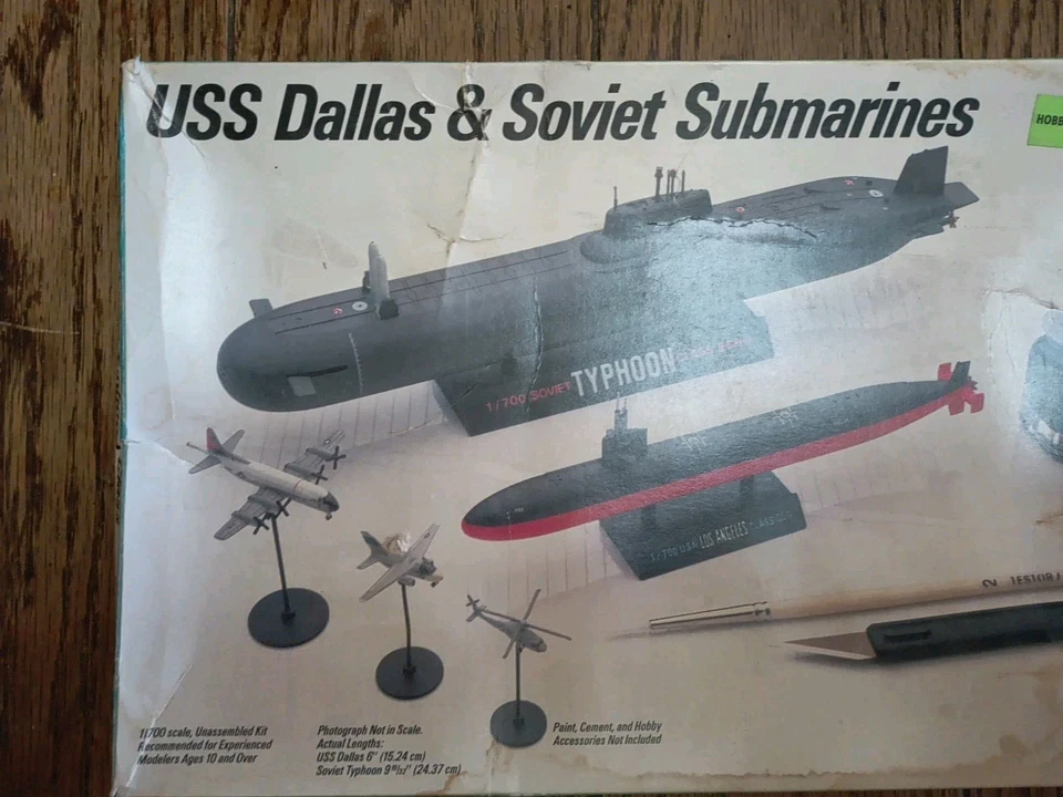 DML, 1:700, EE. UU. DALLAS, TIFÓN SOVIÉTICO, P-3C ORION, SH-60 SEAHAWK, ES-3A SHADOW... Foto 1 de 4