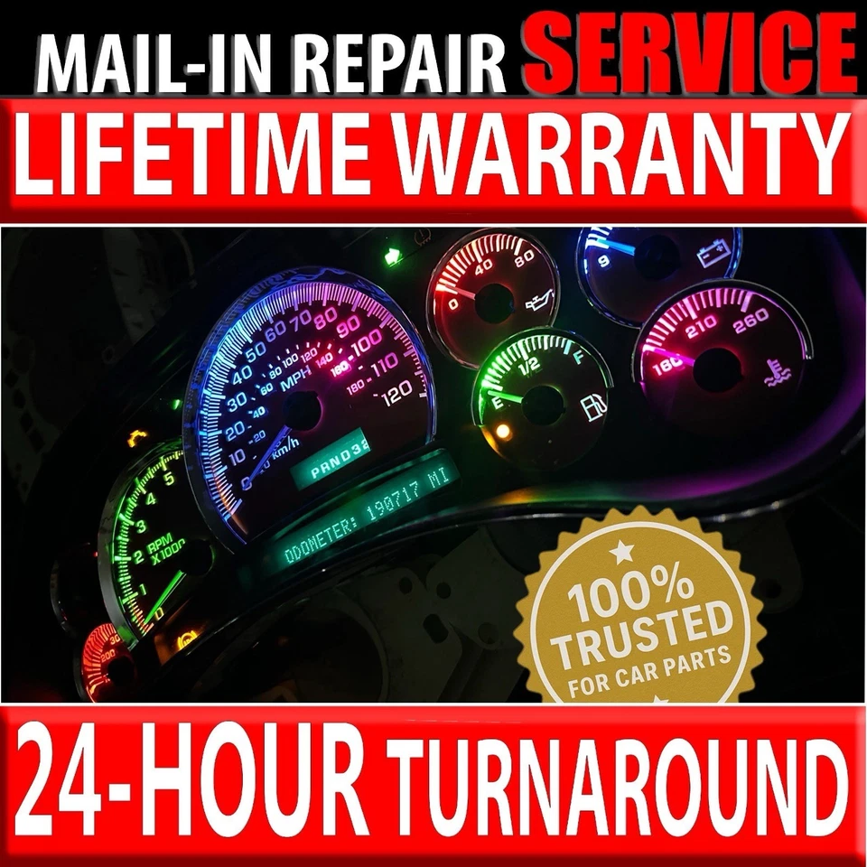 2006 GM SILVERADO 2500HD  Speedometer Gauge Cluster FULL REPAIR SERVICE 03 04 06 - Image 1 of 1
