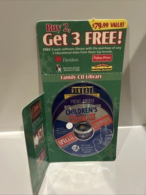 CD-ROM-Family CD Library-PC Games Software Sierra Davidson Fisher Price - Image 1 of 3