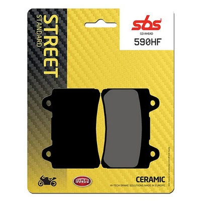 Front Brake Pads SBS 590HF YAMAHA FZR TDR TZR 250 SRX 600 XVZ 1300 - Image 1 of 4