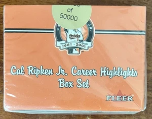 2001 FLEER CAL RIPKEN JR. CAREER HIGHLIGHTS 60-CARD BOX SET NEW FACTORY SEALED - Picture 1 of 4