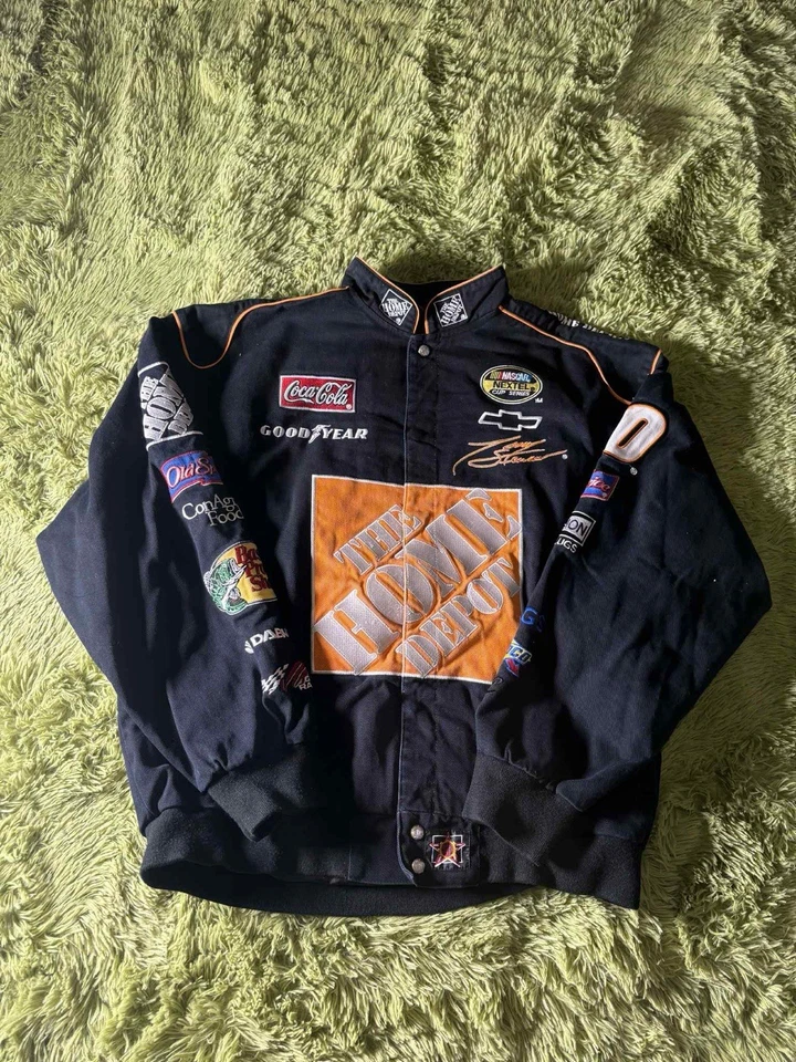Vintage Jeff Hamilton JH Designs Tony Stewart Home Depot NASCAR Jacket Size 2XL! - Image 1 of 4