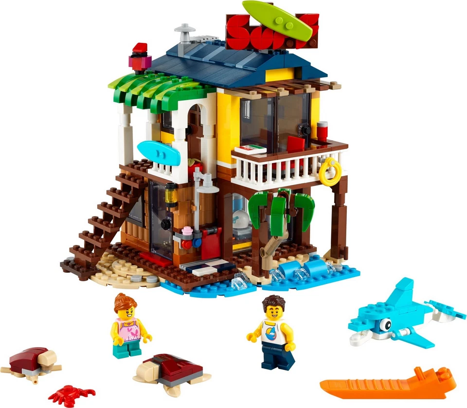 LEGO SET #31118 SURFER BEACH HOUSE - COMPLETE - Image 1 of 1