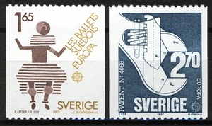 Schweden 1983, Europa: Great Works of Human Genius Set MNH, Mi 1237-38 - Bild 1 von 1