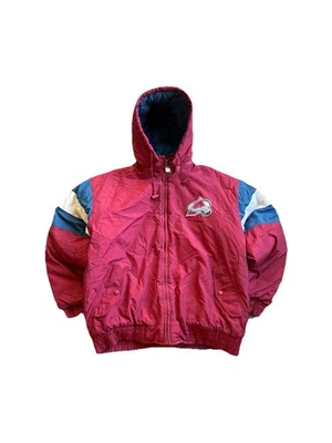 Logo 7 Vtg Colorado Avalanche Puffer Coat Men’s Size Large - Image 1 of 4