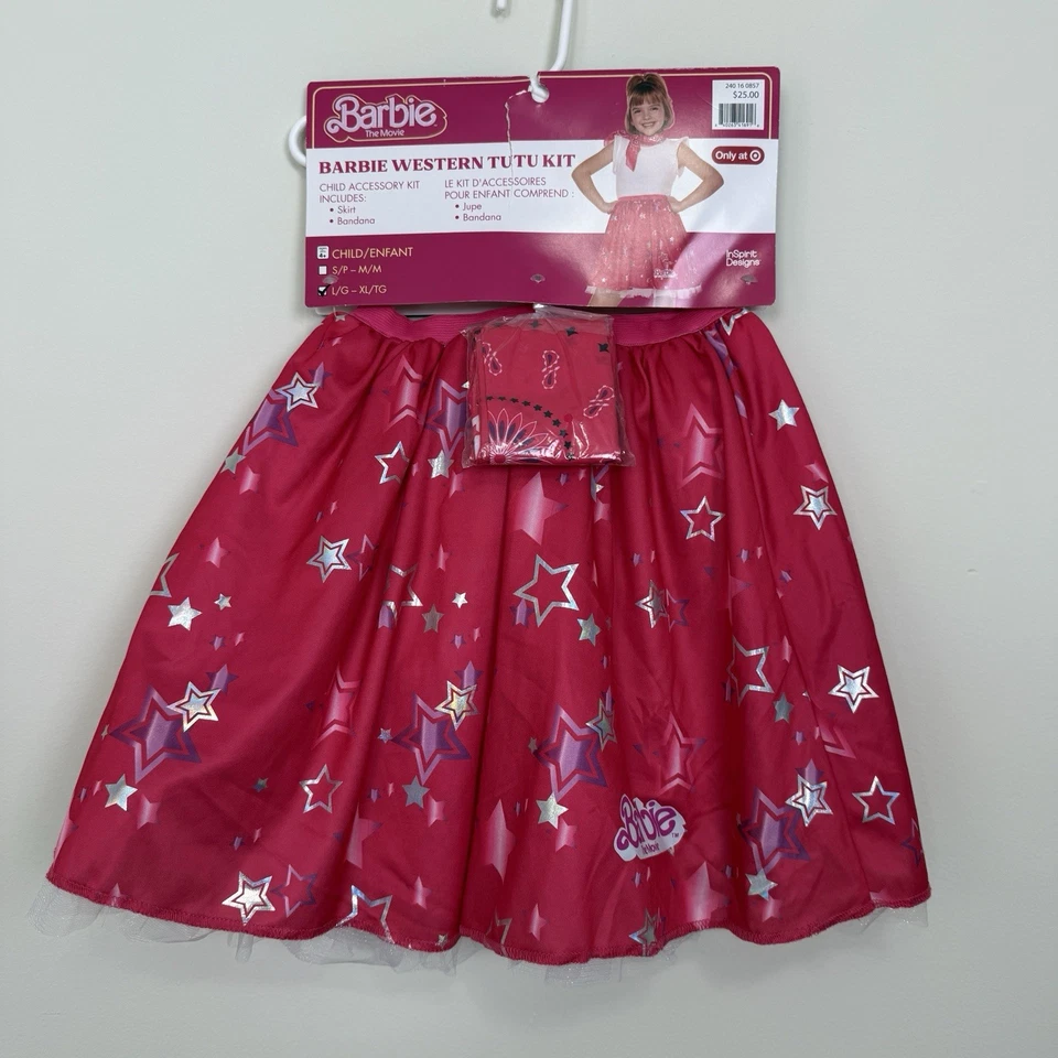 NWT Target Barbie Western Tutu Kit Halloween Costume Kids L/XL - Image 1 of 4