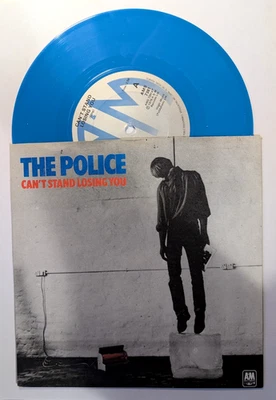 The Police - Can't Stand Losing You - 7" Blue Vinyl - 1980 - Excellent - Image 1 of 2
