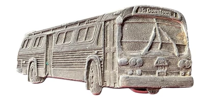 Vintage Chicago Transit Bus 151 Belt Buckle Great American Buckle Company USA - Image 1 of 4