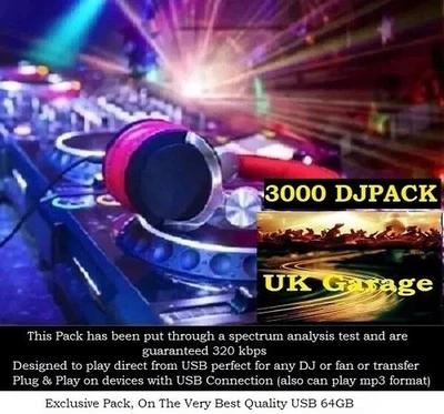 BAKCATDJ Garage Music USB 64GB | 2021/23 | 320kbps | DJ or Fan
