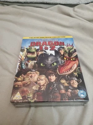 HOW TO TRAIN YOUR DRAGON 1 & 2 - Blu Ray Box Set - Region Free - New - Image 1 of 3