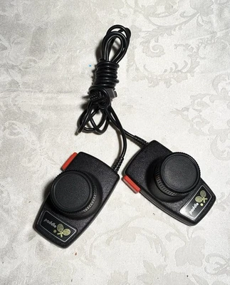 Vintage Original Atari 2600 Video Game Paddle Controllers  - Image 1 of 2