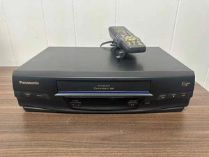 Panasonic PV-V4030S 4-HEAD Omnivision Blue Line VCR Plus Very Good - Picture 1 of 4
