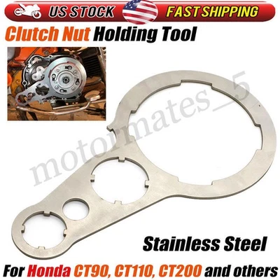 Clutch Basket Holding Installation & Removal Tool For Honda CT90 CT110 CT200 ATV - Image 1 of 4