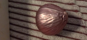 Mundgeblasene Glas Zwiebel Ornament Gemüse  - Bild 1 von 3