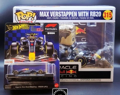 Комплект Formula 1 Funko POP/Hot Wheels Premium F1/Max Verstappen Oracle Red Bull - Изображение 1 из 4