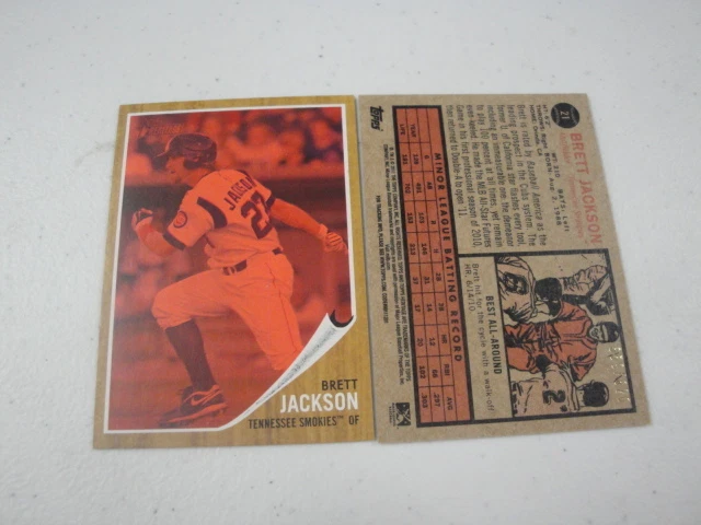 2011 Heritage BRETT JACKSON RC #/620 RED TINT #19 Tennessee/Cubs Minor League - Image 1 of 1