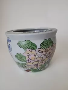 Chinesische Familie Rose Chinoisei 6" Durchmesser Keramik Keramik Schüssel Topf - Bild 1 von 7
