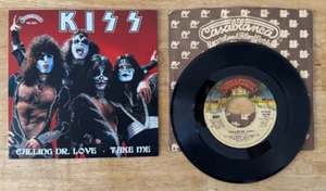 45 7" SP KISS CALLING DR LOVE CASABLANCA 880 - Picture 1 of 2