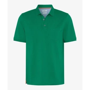 Brax Polo Uomo Stile Pete Verde 244818 70422200 34 Equilibrio - Picture 1 of 2