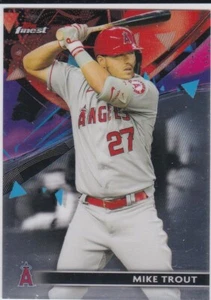MIKE TROUT 2021 Topps Finest Premuim Baseball Card LOS ANGELES ANGELS MINT! - Bild 1 von 2