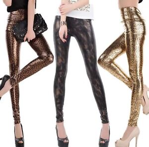 Leopard & Snake Skin Leggings Yoga Pants Petite Fit for Girls and Women 