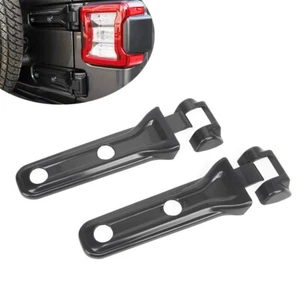 2x Spare Tire Tailgate Door Hinge Cover For Jeep Wrangler JL 2018-22 Black Car - Bild 1 von 8